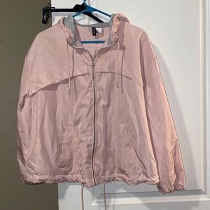 Large H&M divided pink windbreaker